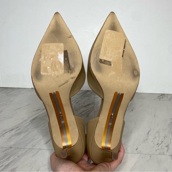 Sam Edelman Viv Pointed Toe Tan Leather Pump 10M - Picture 14 of 15